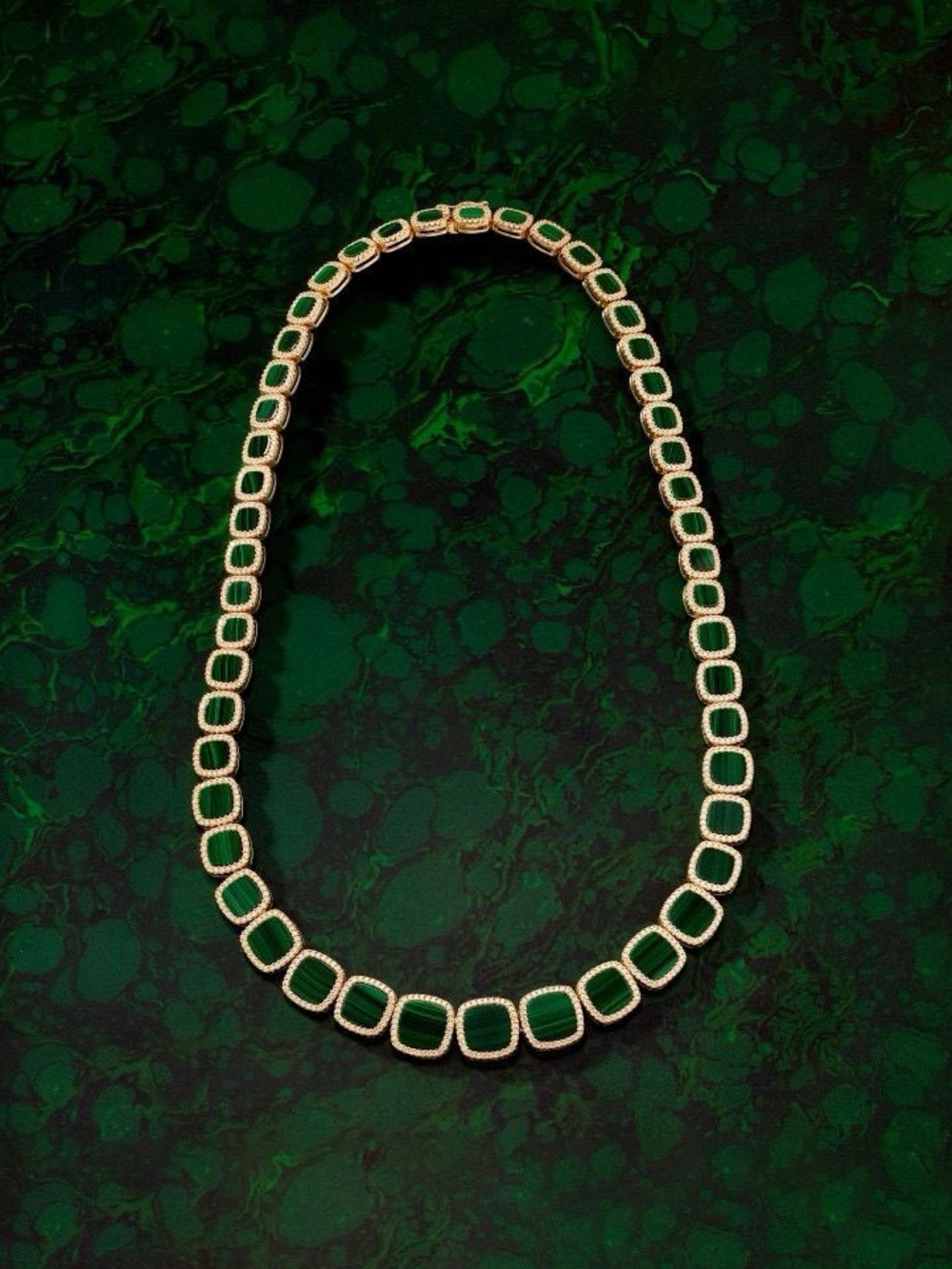 APM Monaco Malachite Necklace